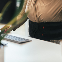 Напівжорсткий попереково-крижовий корсет DonJoy Immostrap 2.0 (США)