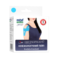 Кинезиологический тейп, 5смх5м MedTextile (Украина)
