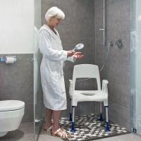 Душевой стул-туалет Invacare Aquatec PICO 3-в-1 (Франция)
