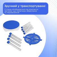 Стілець для ванни з поворотним сидінням 360° Deluxe Doctor Life 12457-PU (Україна)