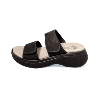 Женские сандалии Dr.Feet 21012-146-148 с двумя регулируемыми ремешками, черные (Хорватия)