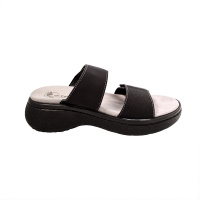 Женские сандалии Dr.Feet 21012-146-148 с двумя регулируемыми ремешками, черные (Хорватия)