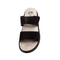 Женские сандалии Dr.Feet 21012-146-148 с двумя регулируемыми ремешками, черные (Хорватия)