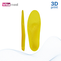 Детские индивидуальные ортопедические стельки Vitamed Premium 3D Print Green (Украина/Италия)
