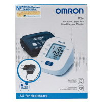 Автоматический тонометр Omron М2 Plus с веерообразной манжетой 22-42 см и адаптером сети (HEM-7146-Е) (Япония)