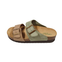 Жіночі шльопанці Grunland CB2249 11HOLA BEIGE-MULTI, м'ятно-бежеві (Італія)