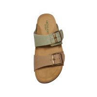 Жіночі шльопанці Grunland CB2249 11HOLA BEIGE-MULTI, м'ятно-бежеві (Італія)