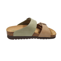 Жіночі шльопанці Grunland CB2249 11HOLA BEIGE-MULTI, м'ятно-бежеві (Італія)