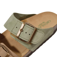 Жіночі шльопанці Grunland CB2249 11HOLA BEIGE-MULTI, м'ятно-бежеві (Італія)