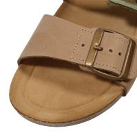 Жіночі шльопанці Grunland CB2249 11HOLA BEIGE-MULTI, м'ятно-бежеві (Італія)