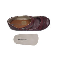 Анатомические женские сандали Orthovita 3403, бордовые (Турция)