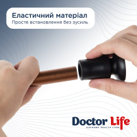Резиновый наконечник для палок Doctor Life 11332 Deluxe 19 мм (Украина)