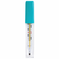 Медицинский стеклянный жидкостный термометр без ртути Gamma Thermo Plus (Англия)