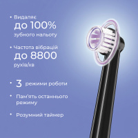 Електрическая ротационная зубная щетка B.Well PRO-800, чёрная (Швейцария)