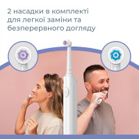 Електрическая ротационная зубная щетка B.Well PRO-800, белая (Швейцария)