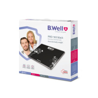 Электронные напольные весы B.Well PRO-165 чёрные (Швейцария)