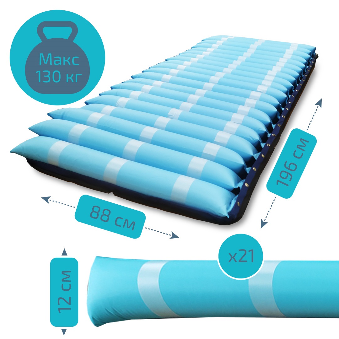 Матрас противопролежневый ADL с переменным давлением трубчатой структуры Soft  air simplex wds, купить в Киеве, Харькове - ortocomfort.ua